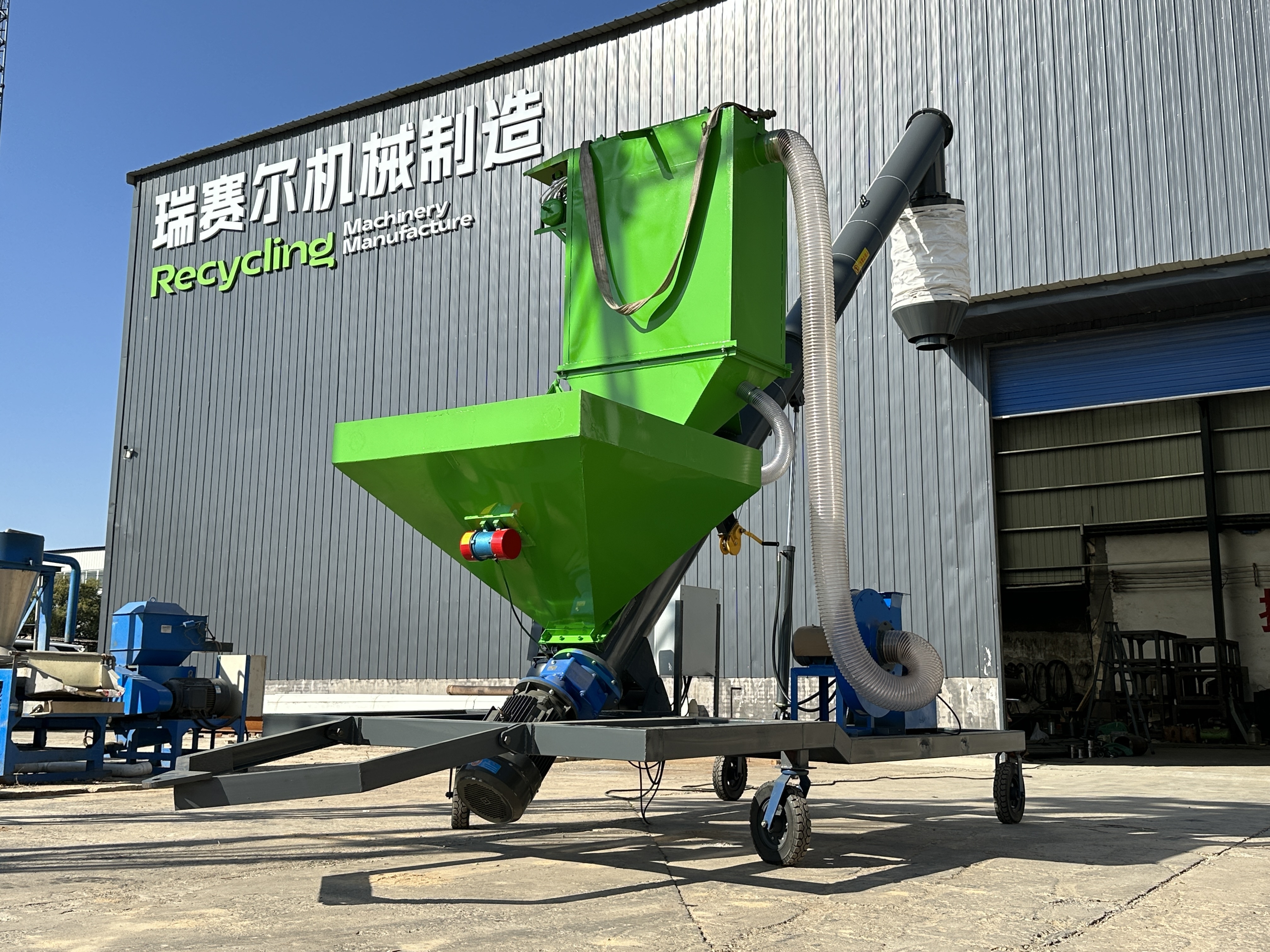 RSE Jumbo Bag Unloaders Machine Screw Elevator Discharge Station Big Bag Discharging Unloading Tool Unload