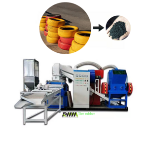 Big Old Tire Cutting Machine Tire Sidewall Cutter Waste Tyre Recycling Rubber Powder Machine Production Line