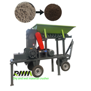 Negative Pressure Conveyor Bricks Crusher Soil Rock Breaking Machine Diesel Power Move Style Grinding Machine For Mining