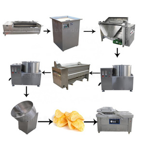 150kg/h potato chips plant cost / potato chips processing line plant