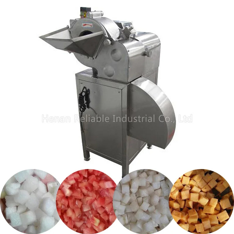 Vegetable and Fruit Cube Cutting Machines Green Onion Potato Dicing Cutter Machine