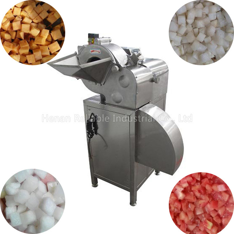 Vegetable and Fruit Cube Cutting Machines Green Onion Potato Dicing Cutter Machine