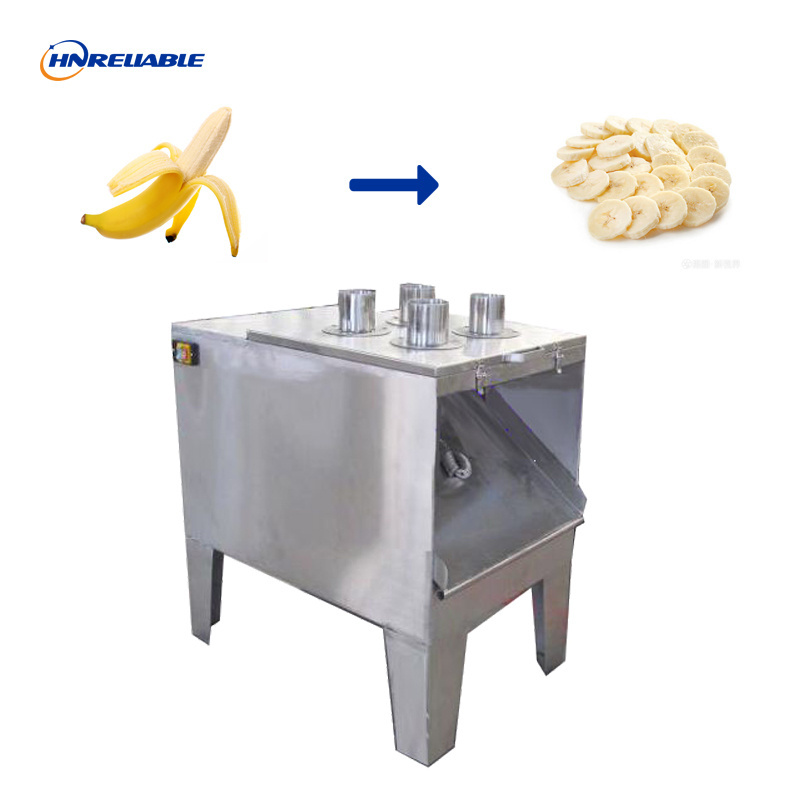 Industrial Use Long Banana Chips cutting cutter processing machinery plantain chips making machine slicer