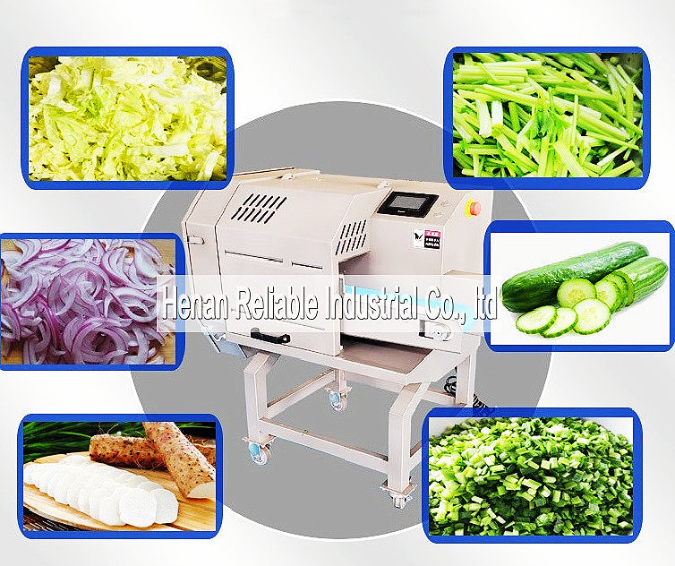 Industrial cabbage parsley okra chilli coriander long beans  cutting machine leafy vegetables cutter bitter leafy shredding