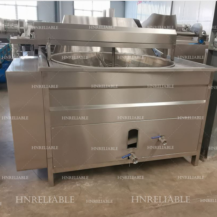 Best price automatic discharging garri frying machine / peanut frying machine / frying machine deep fryer for plantain chips