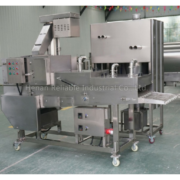 Chicken nuggets bread crumb coating machine automatic battering machine