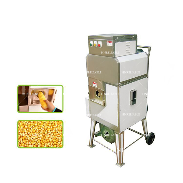 Automatic commercial used sweet corn cutter machine  / automatic  corn cob kernel remover / sweet corn cutting machine