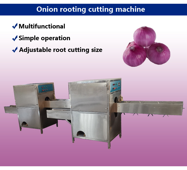 Automatic Lemonheads Onion head and root end Cutting Removing Machine onion tail cutter cutting machine