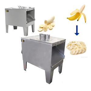 Industrial Use Long Banana Chips cutting cutter processing machinery plantain chips making machine slicer