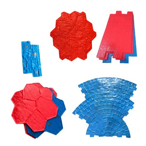 PU stamp mat Rubber Molds for Stamped Concrete Paving Imprint Silicone Concrete Stamping Moulds for Floor Overlay concrete stamp