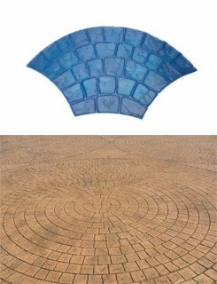 PU stamp mat Rubber Molds for Stamped Concrete Paving Imprint Silicone Concrete Stamping Moulds for Floor Overlay concrete stamp