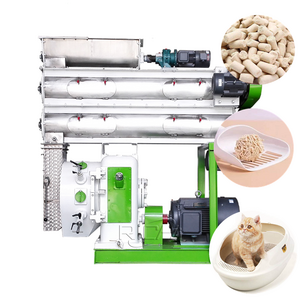 China Pet Supplies Low Price Bentonite Pine Cat Litter Pellet Making Machine