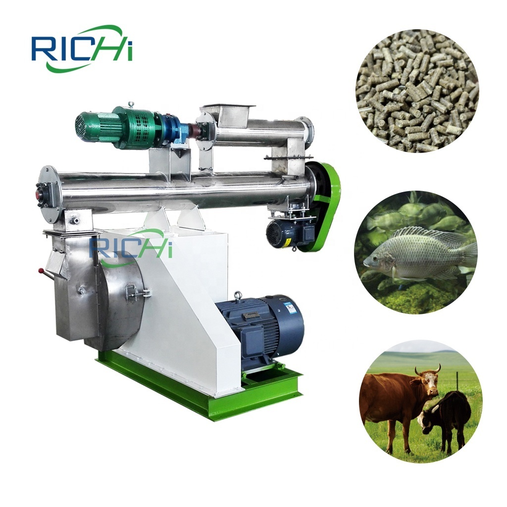 1-2T/H small business pellet mills for moringa cattle feed and pig feed