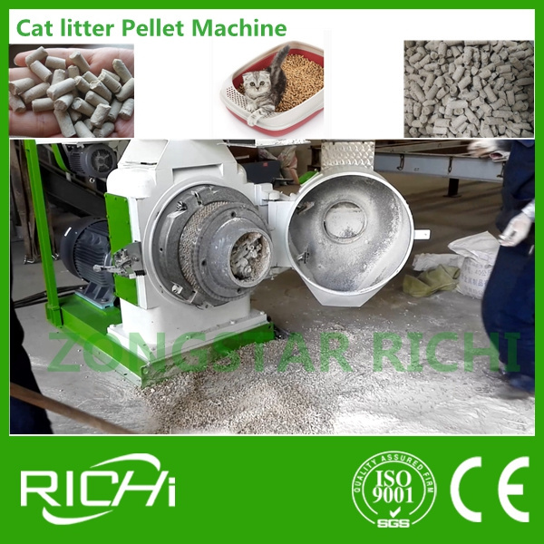 China Pet Supplies Low Price Bentonite Pine Cat Litter Pellet Making Machine