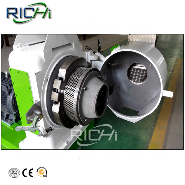 RICHI Factory 10T/H Straw Stalk Grass Bale Hemp Hay Alfalfa Lucerne Grass Rice Husk Pellet Making Machine