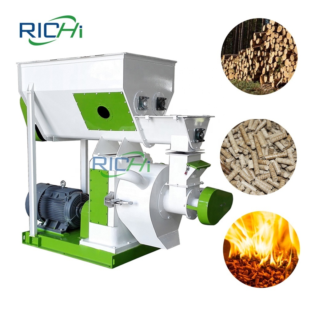 RICHI 2021 New Design Automatic Ring Die Ring Type-Horizontal Vertical Wood Pellet Machine