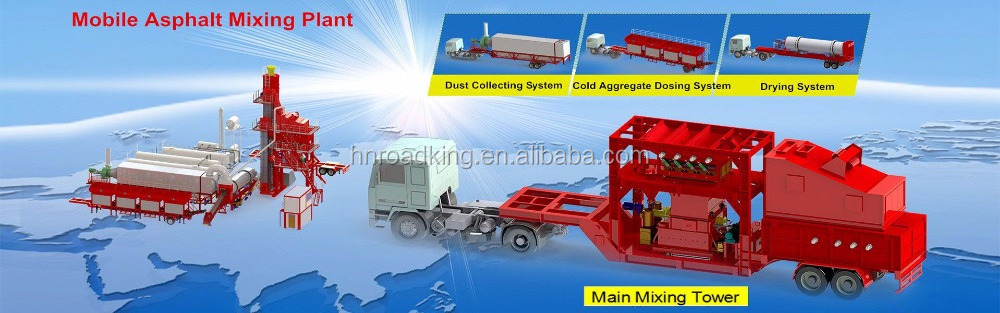 120t/h Mobile Asphalt Mixing Plant