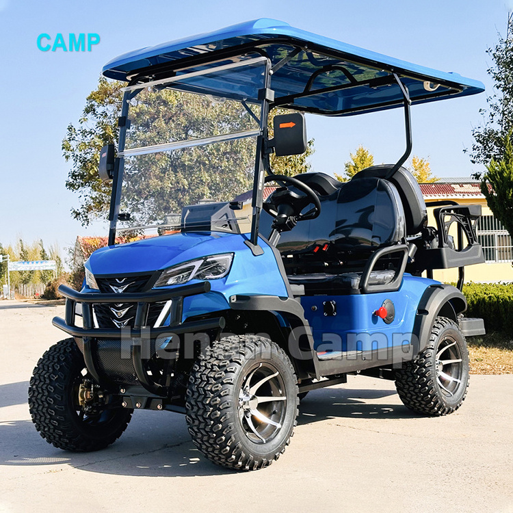 CAMP Best Quality Custom Lifted Golf Carts Electric 4 Seater 72v Luxury Electric Golf Car