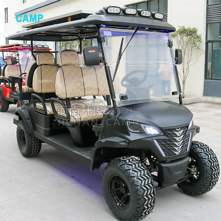 CAMP 2 to 6 seater golf cart lithium golf buggy Chinese electric golf carts 72v club car