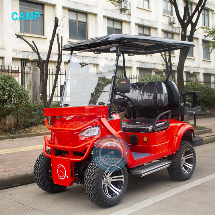 2024 Hot Sale 3/4/5KW Farm 4X4 4 Seat Electric Golf Car, Cheap Sport Off Road Electric Golf Cart for Sale