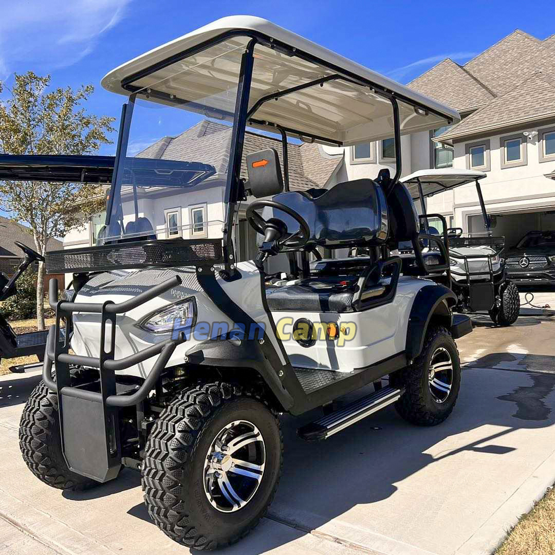 Four-Wheel Drive Electric Golf Carts 4 Seater / Gas Powered Golf Carts For Sale