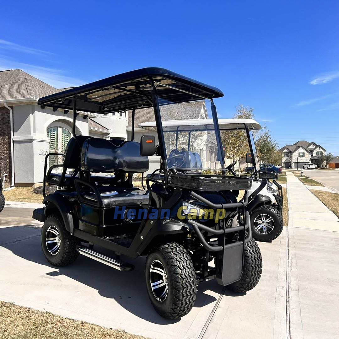 CAMP Electric Lifted Gas Golf Cart 2 4 6 8 Seats 4x4 Off Road Type for Sale Custom