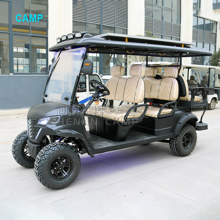 CAMP 2 to 6 seater golf cart lithium golf buggy Chinese electric golf carts 72v club car