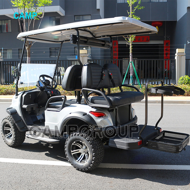 CAMP 72V 5kw Electric Lifted Golf Cart 2 4 6 8 Seats 4x4 Gasoline Off Road Club Car For Sale