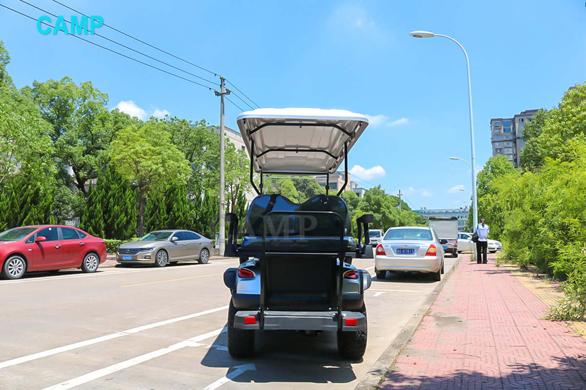 6 Person 72v electric lifted golf cart off road buggy with lithium battery