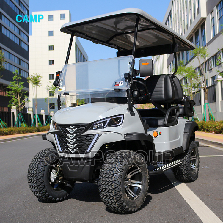 CAMP 72V 5kw Electric Lifted Golf Cart 2 4 6 8 Seats 4x4 Gasoline Off Road Club Car For Sale