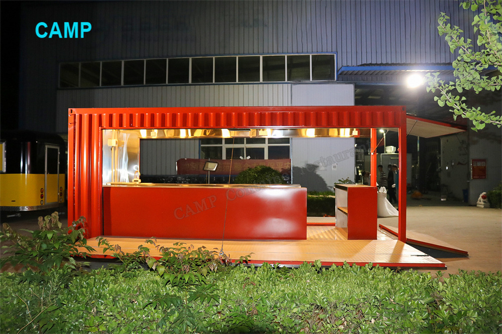 beautiful luxury shipping container bar container restaurant with kitchen for sale