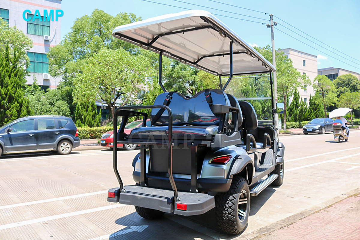 6 Person 72v electric lifted golf cart off road buggy with lithium battery