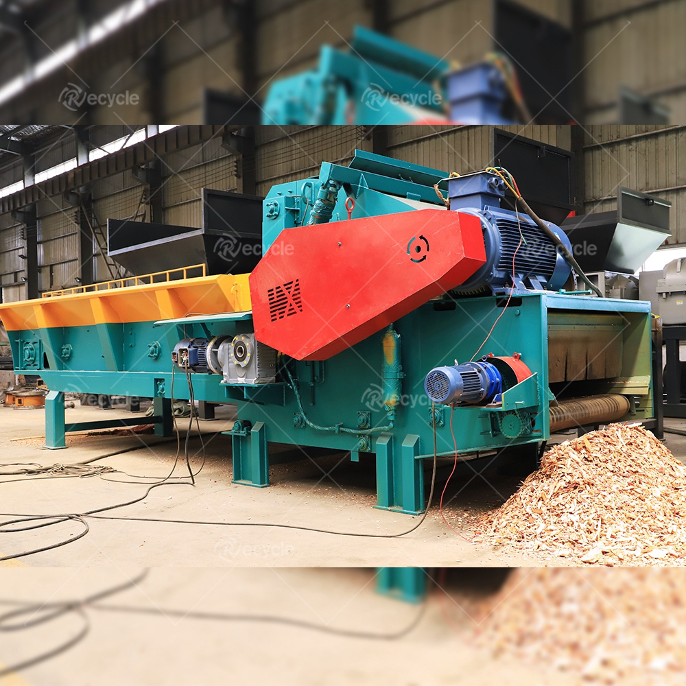 Wood Peeling Machine Solid Logs Into Chipper Shaving Flaking Machine