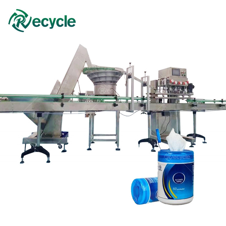 Spunlace Non-woven Fabric Canister Wet Wipes Machine Roll Slitting Cutting Rewinding Machine