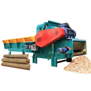 Wood Peeling Machine Solid Logs Into Chipper Shaving Flaking Machine