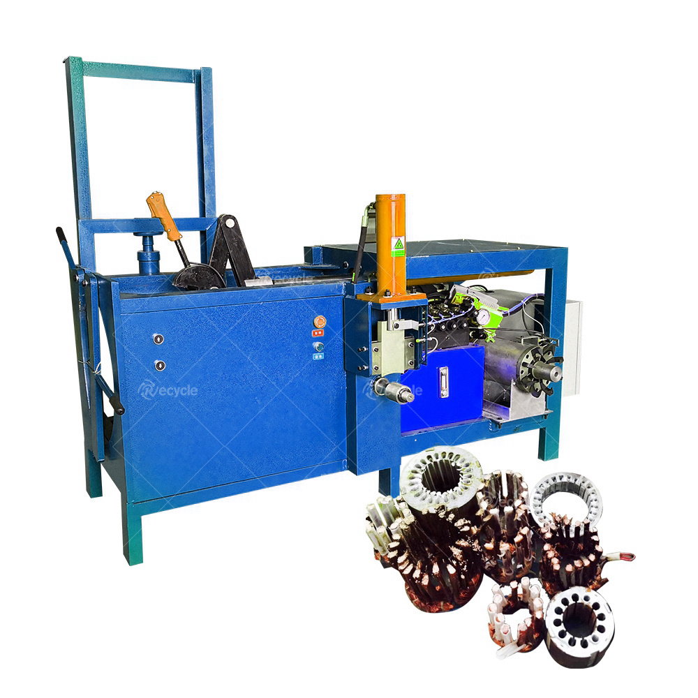 CE Motor Stator Cutting Machinery Motor Rotor Recycling Machine for Recycle Copper Scrap On Sale