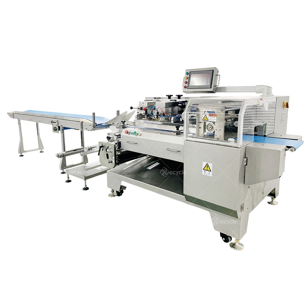 Pillow Bag Automatic Dumpling Frozen Food Packaging Machine Pillow Pack Wrapper Automatic Foodstuff Packing Machine