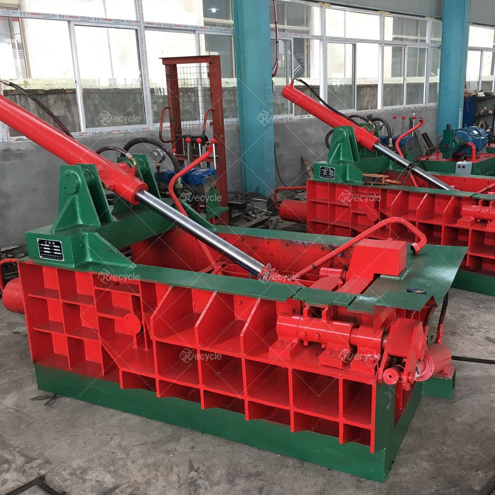 Scrap Steel Metal Compactor Baler Hydraulic Pressure Scrap Metal Press Baling Machine