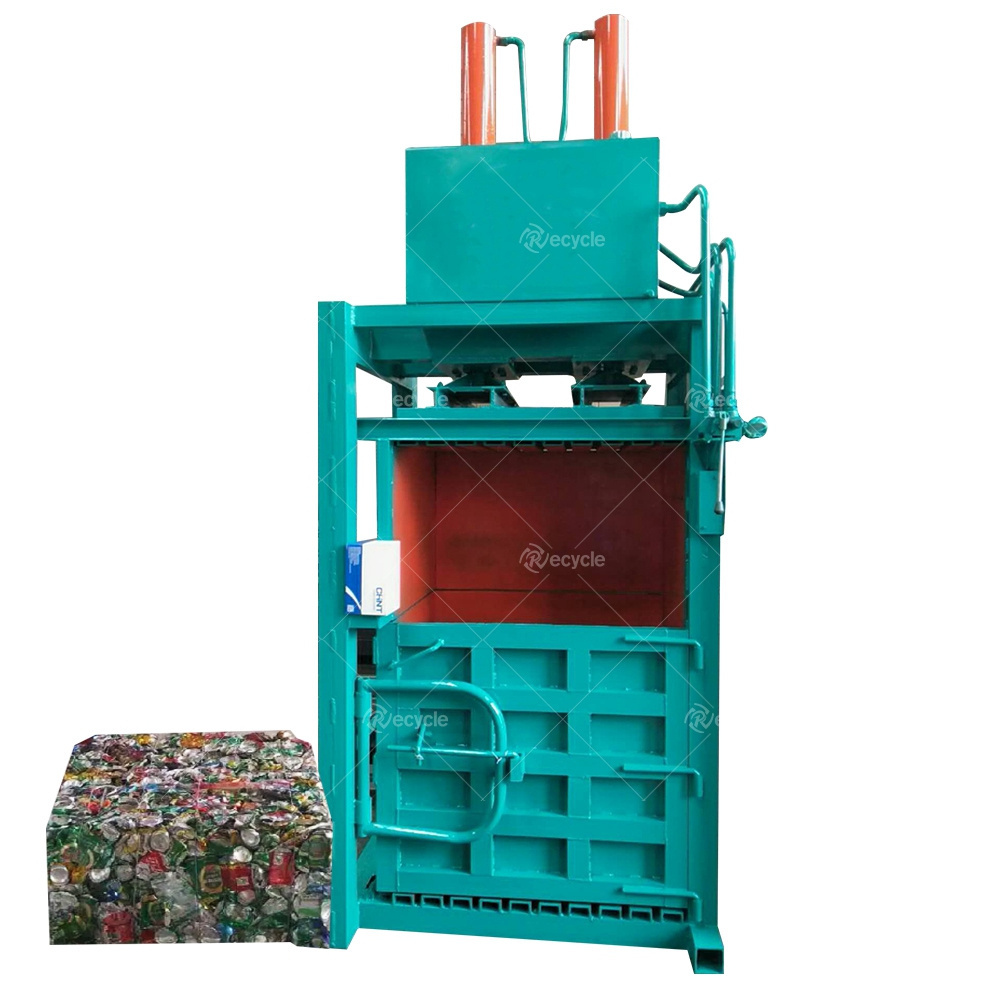 10 Ton Mini Baler Aluminum Can Baler Bailing Machine for Waste Paper