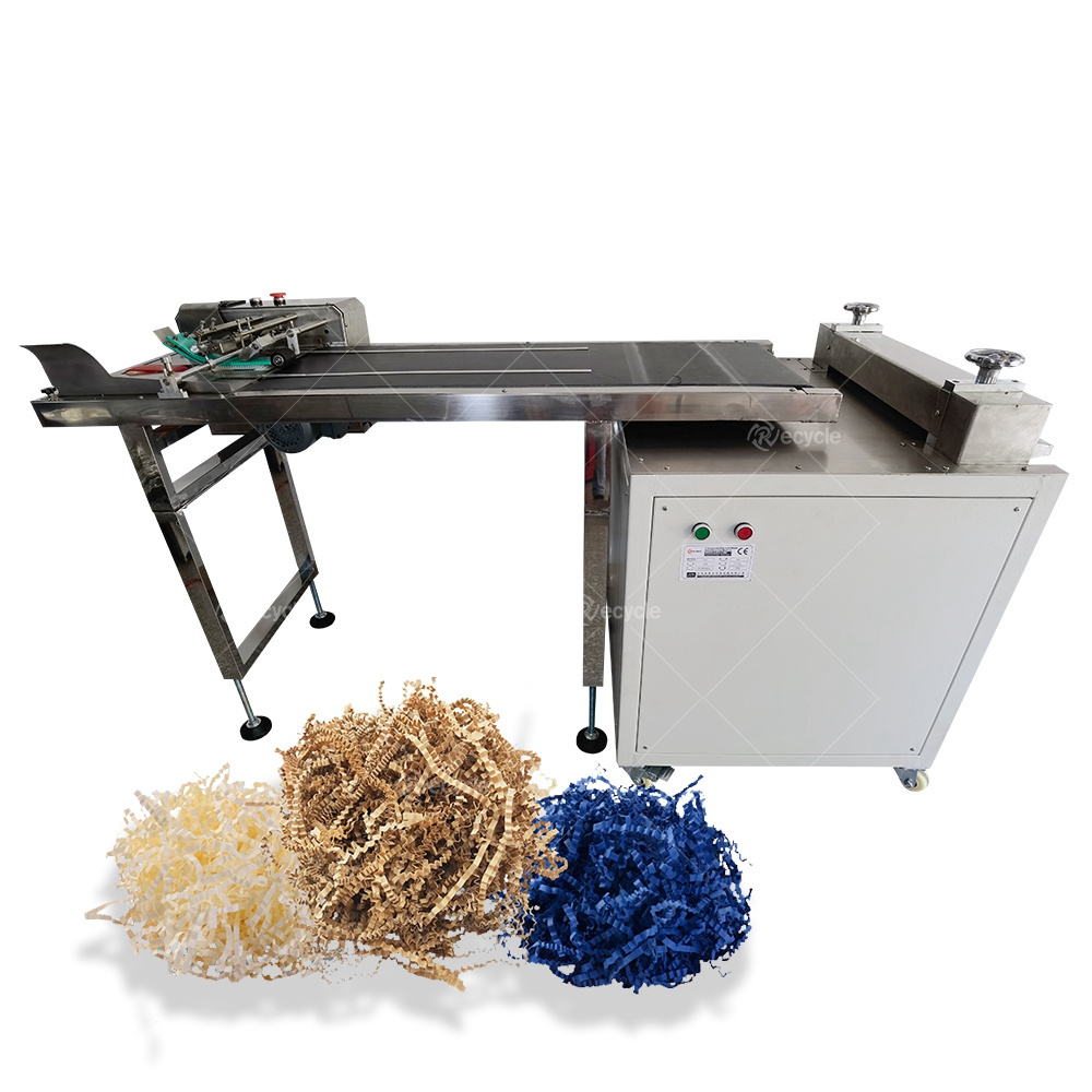 Industrial Paper Strip Shredder Paper Tearing Machine Crinkle Cut Paper Shredder