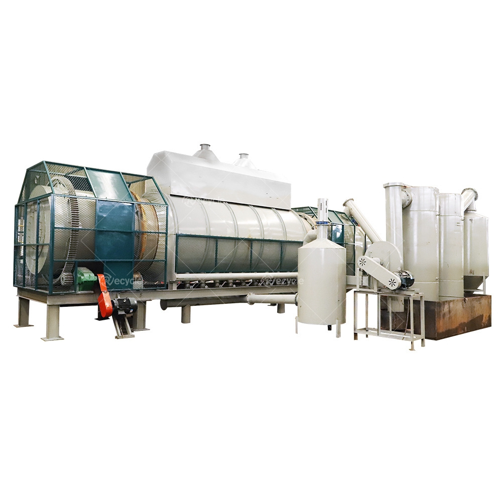 Continuous Smokeless Biomass Carbonization Furnace Wood Log Charcoal Making Machine for Sale