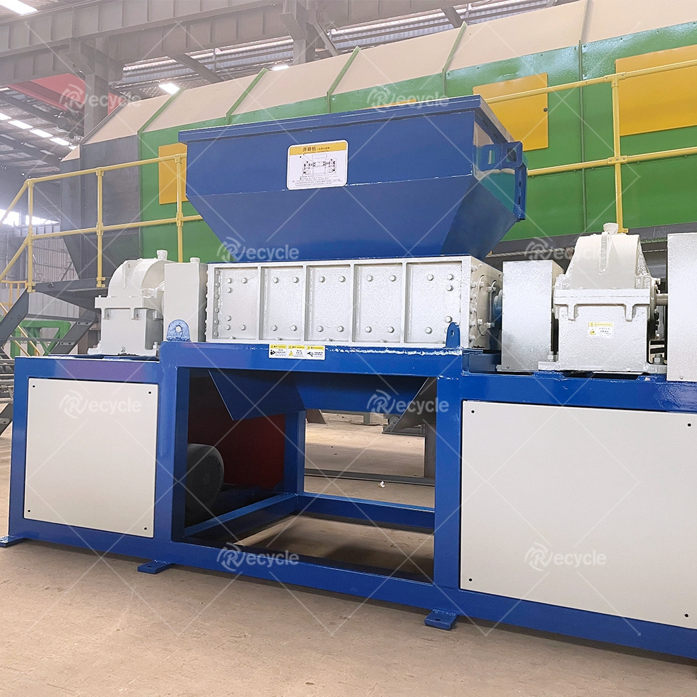 Scrap Metal Steel Aluminum Cans Recycling Shredder Machine/2 Shaft Paper Cardboard Tyre Shredder