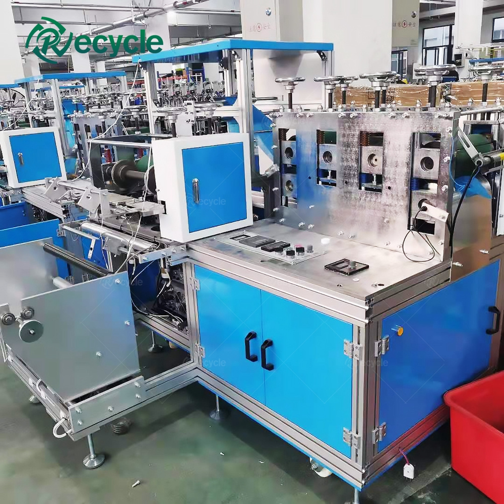 Disposable Fully Automatic Shoe Cover Production Machine Nonwoven Surgical Plastic PE Overshoes Making Machine