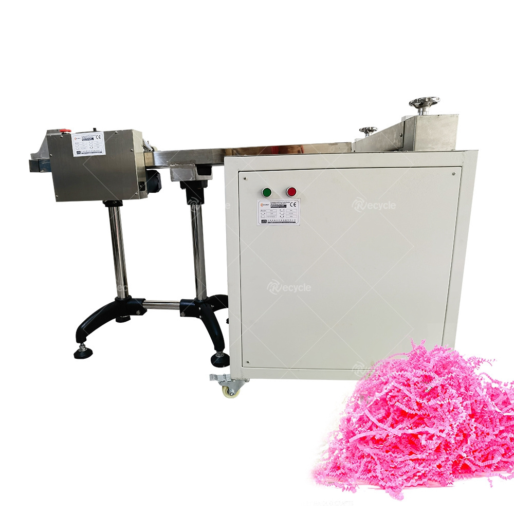 Industrial Paper Strip Shredder Paper Tearing Machine Crinkle Cut Paper Shredder