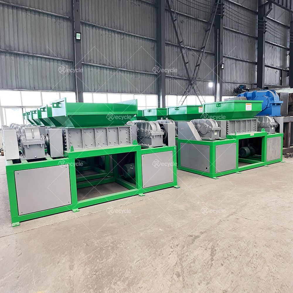 Heavy Duty Double Shaft Domestic Waste Garbage Shredder 2 Shaft Scrap Metal Shredder Machine