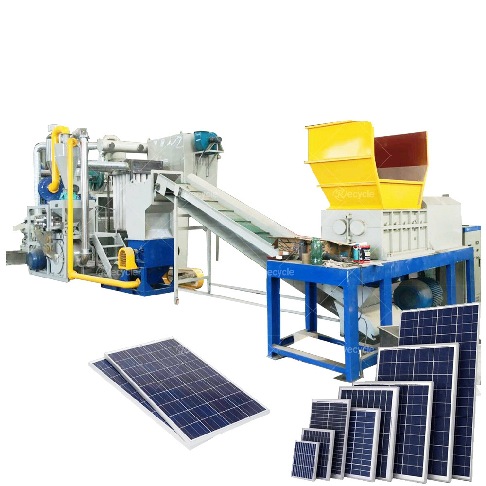 Hot Sale Solar Panels Recycling Line Solar Panel Crushing Machine