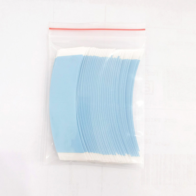 Super Hair Adhesive Tape 36pcs White/Blue Double Sided Hair Glue For Wigs