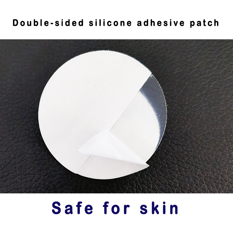 Disposable Double Sided Medical Silicone Patch round Careful Gel for Personal Skin Reusable and Safe