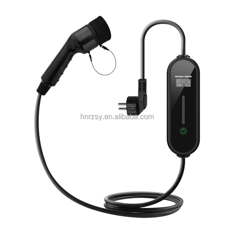 Ev charger 16A  32A electric car mobile ev charger 7KW-40KW type 2  portable ev charging station