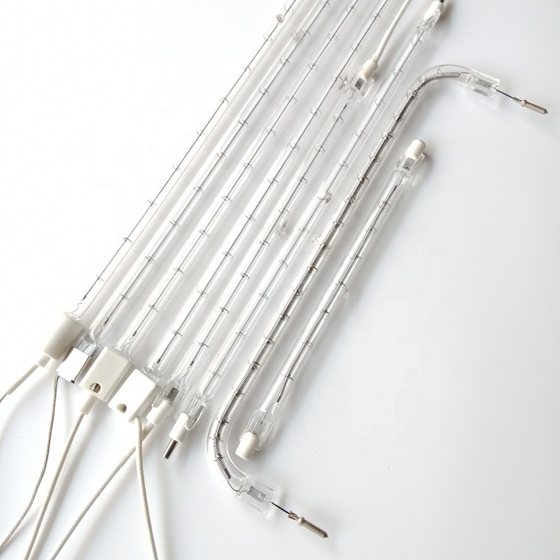 Indoor Quartz glass heater heating element Infrared light Halogen lamp heater for Thermoforming